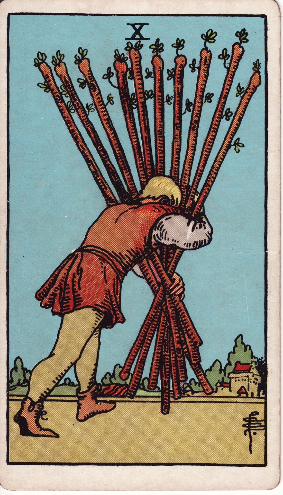 Ten of Wands (완드 10)