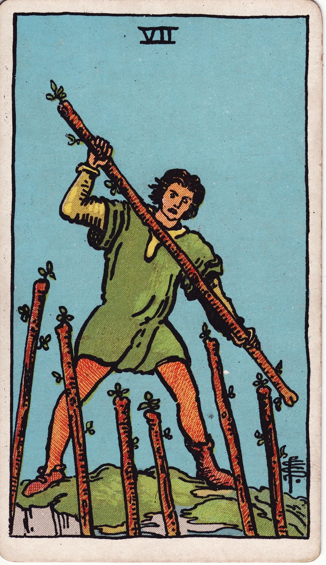 Seven of Wands (완드 7)