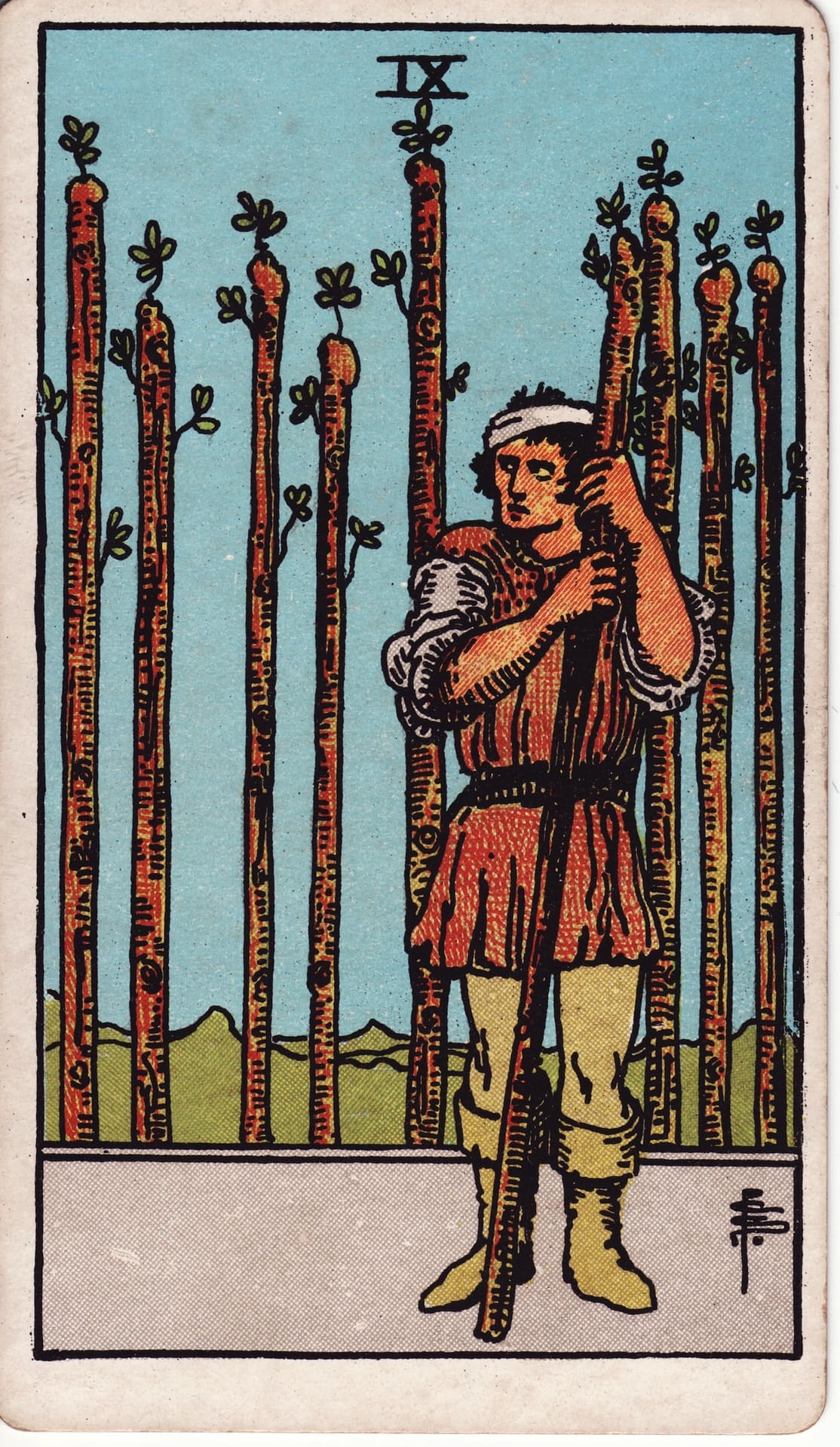 Nine of Wands (완드 9)