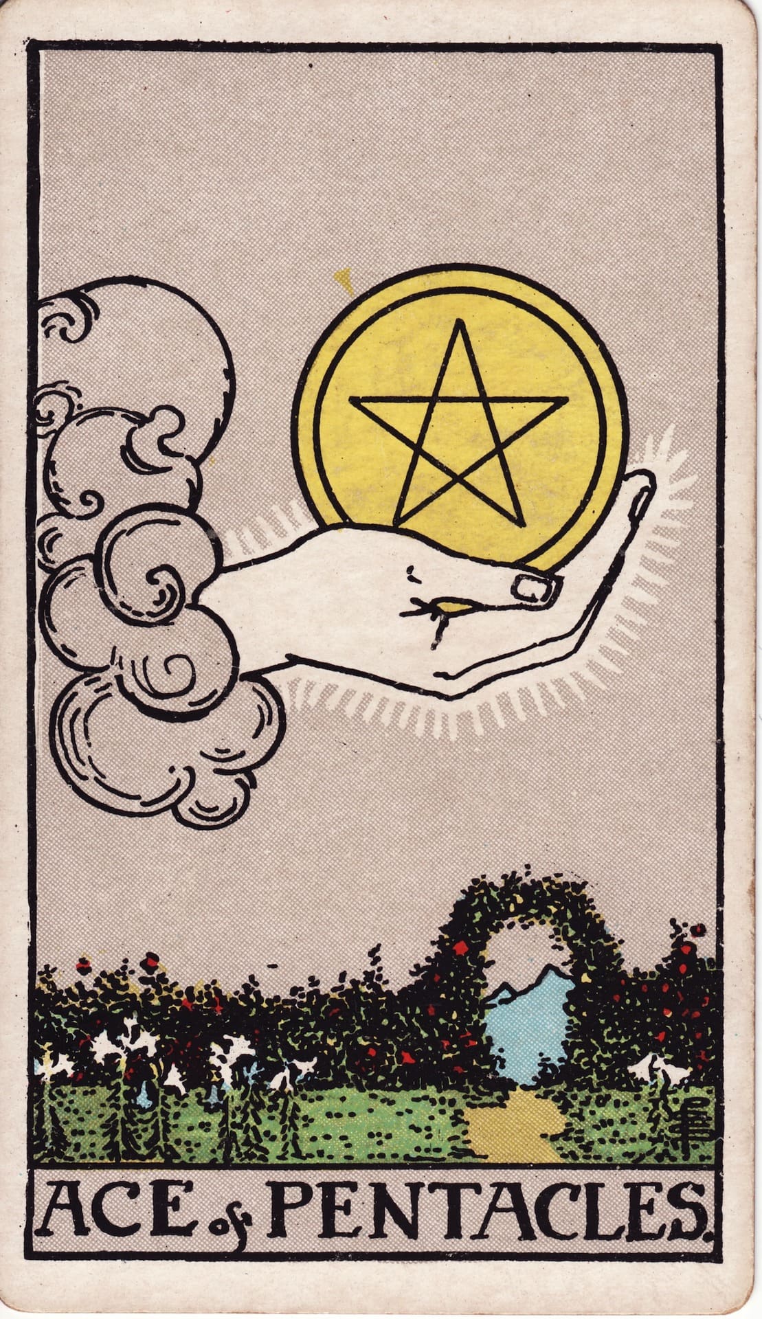 저녁 — Ace of Pentacles (펜타클 에이스) (2026-07-07)