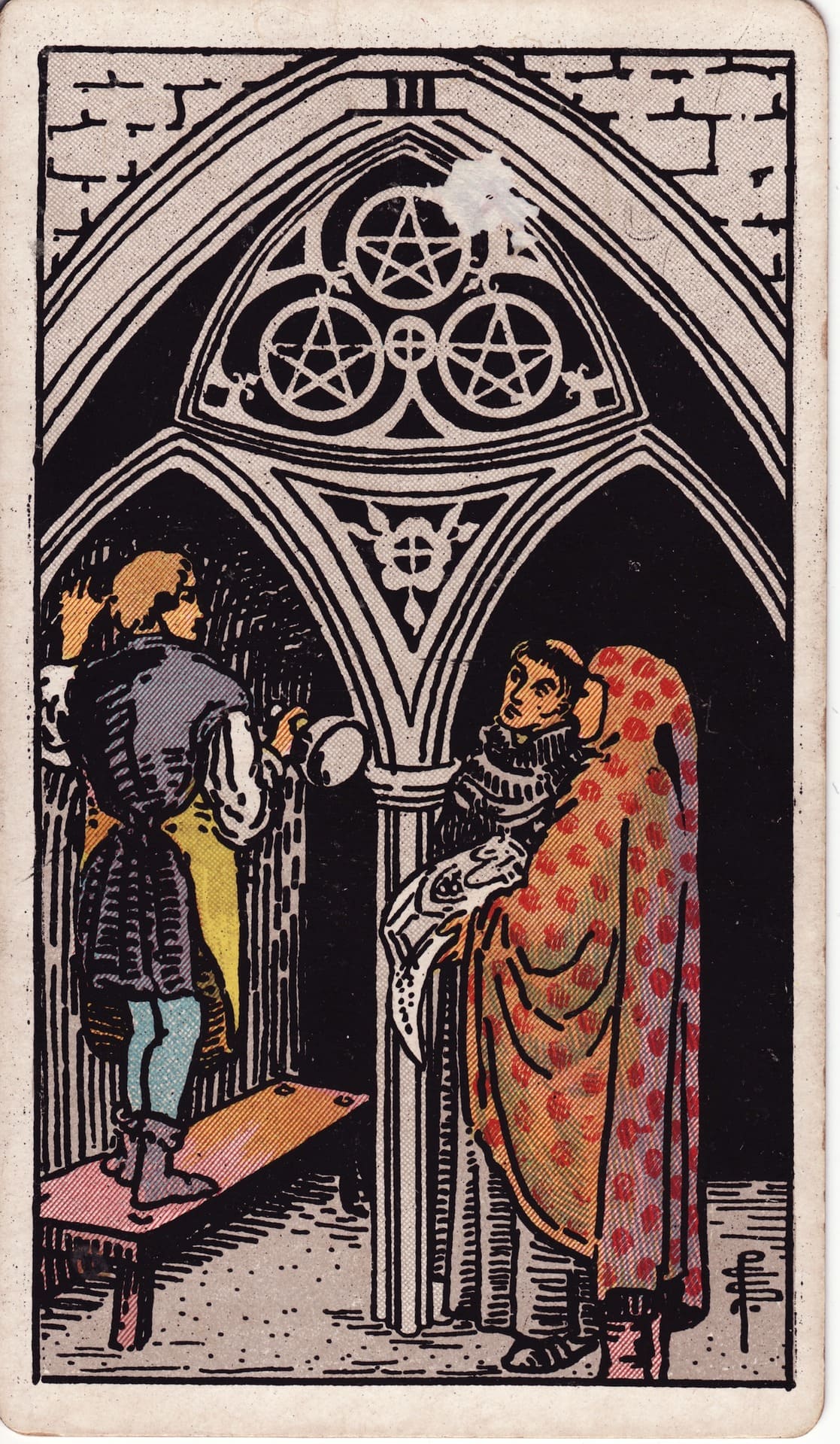 Three of Pentacles (펜타클 3)